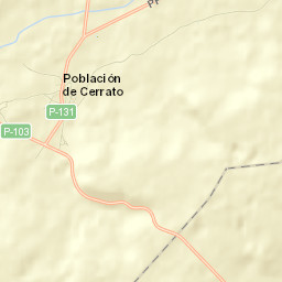 Población de Cerrato Street Map
