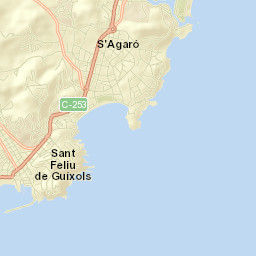 Sant Feliu de Guíxols Street Map