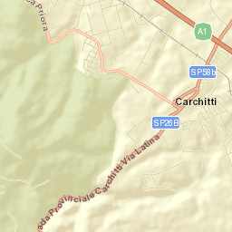 Colle di Fuori Street Map