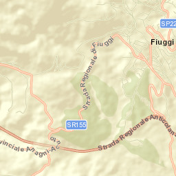 Fiuggi Street Map