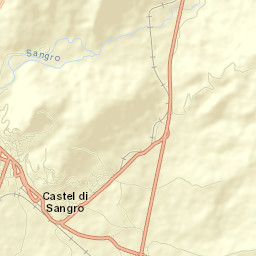 Castel di Sangro Street Map