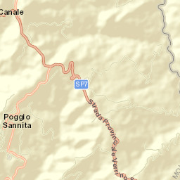Poggio Sannita Street Map