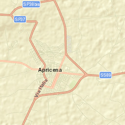 Apricena Street Map