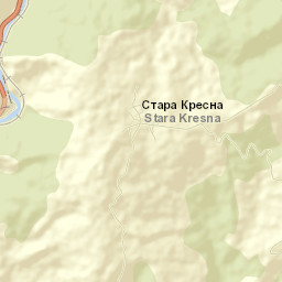 Stara Kresna Street Map