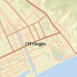 Chongjin Street Map