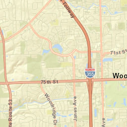 Woodridge Street Map