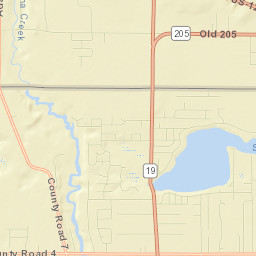 Simonton Lake Street Map