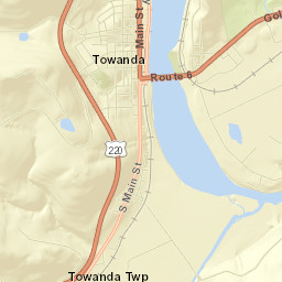Towanda Street Map