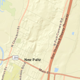 New Paltz Street Map