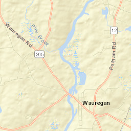 Wauregan Street Map