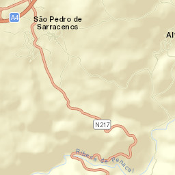 Bragança Municipality Street Map