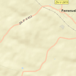 Ferreruela Street Map