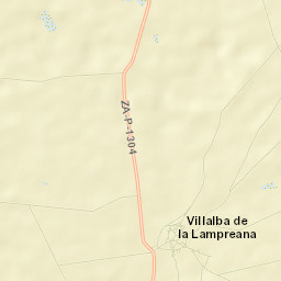 Villalba de la Lampreana Street Map
