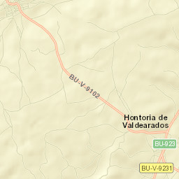 Hontoria de Valdearados Street Map