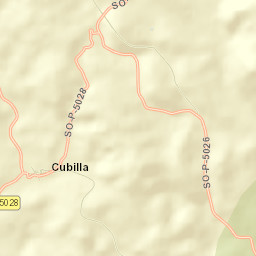 Cubilla Street Map