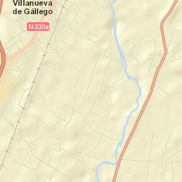 Villanueva de Gállego Street Map