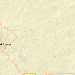 Albesa Street Map