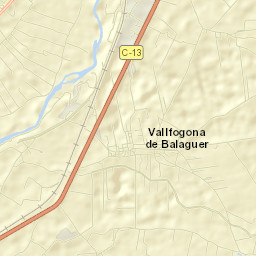 Vallfogona de Balaguer Street Map