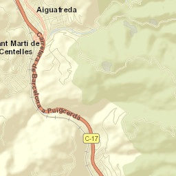 Aiguafreda Street Map