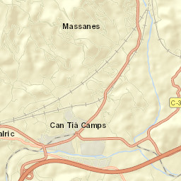 Massanes Street Map