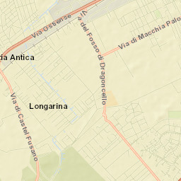 Castel Fusano Street Map