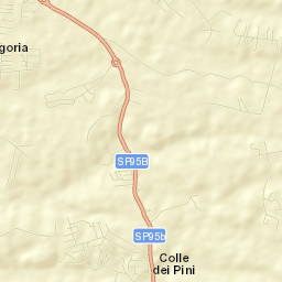 Colle del Pino Street Map