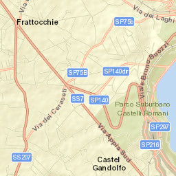 Castel Gandolfo Street Map