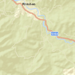 Rrëshen Street Map