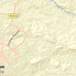 Shtip Street Map
