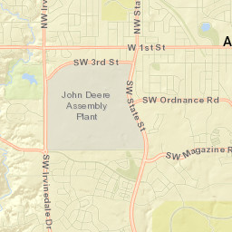 Ankeny Street Map
