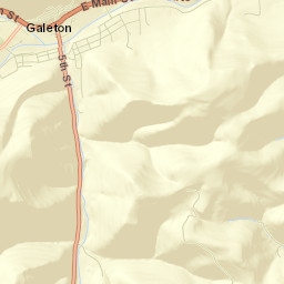 Galeton Street Map