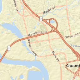 Glastonbury Street Map