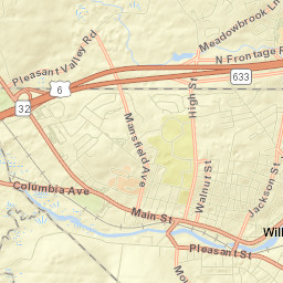 Willimantic Street Map