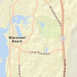 Monument Beach Street Map
