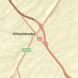 Villardefrades Street Map