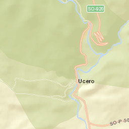 Ucero Street Map