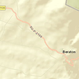Beratón Street Map