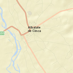 Albalate de Cinca Street Map