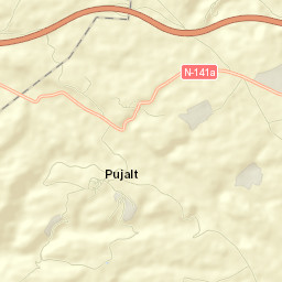 Pujalt Street Map