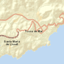 Tossa de Mar Street Map
