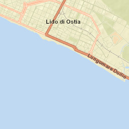 Lido di Ostia Street Map
