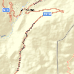 Alfedena Street Map