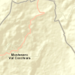 Montenero Val Cocchiara Street Map