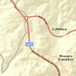 Rionero Sannitico Street Map