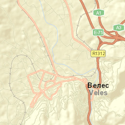 Veles Street Map