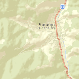 Chepelare Street Map