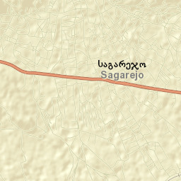 Sagarejo Street Map