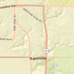 Saylorville Street Map