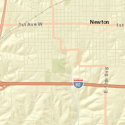 Jasper County Street Map