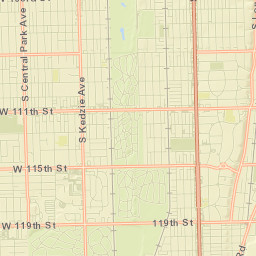 Merrionette Park Street Map